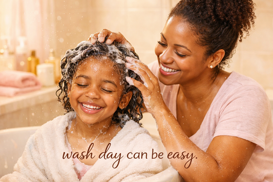 How to Wash Your Daughter's Natural Hair Without Tears or Fighting